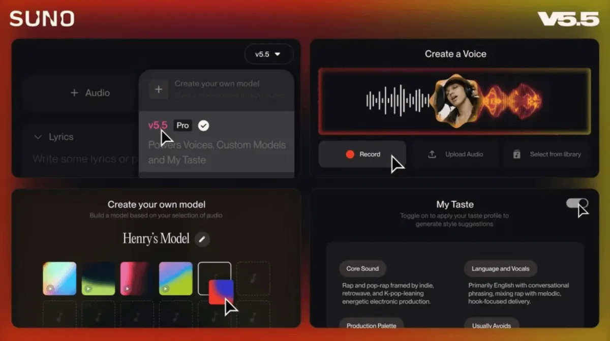Suno 5.5: Custom Voice, Style, and Subscription & Data Essentials